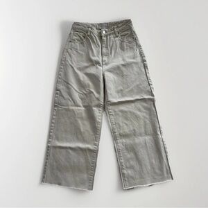 ABRAND 94 High & Wide Leg Cropped Jean Sz 28